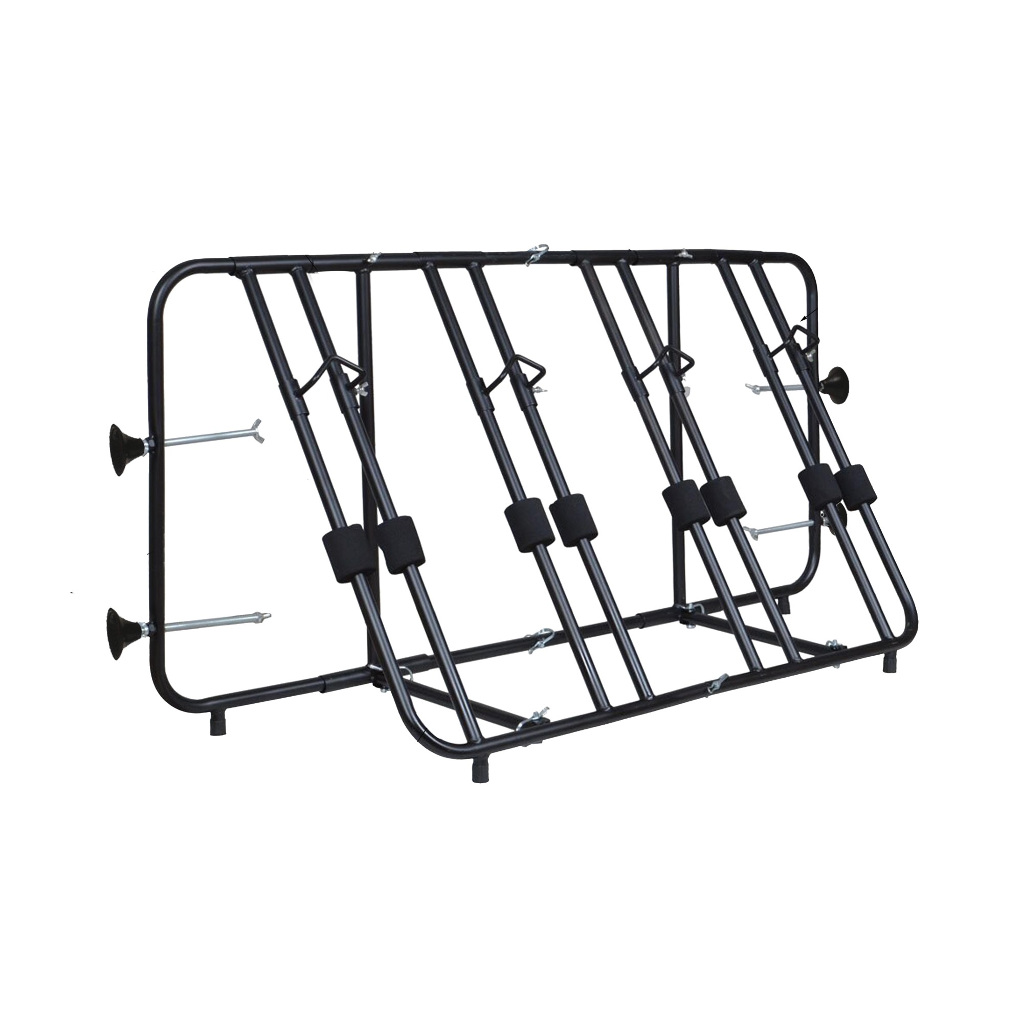 Tow Tuff, Adjustable Truck Bed Bike Rack, Color Black, Model# TTF-4TBBC